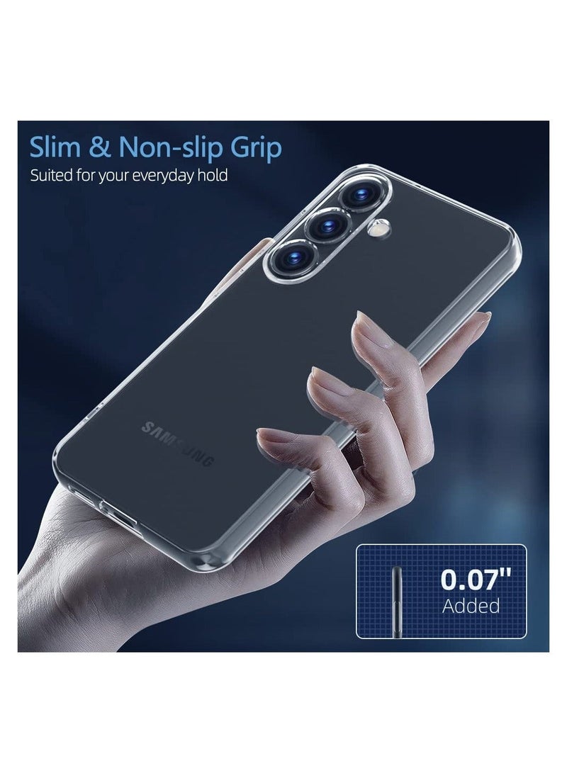 CHAPPELINE TPU Soft Corners With Hard PC Case Cover For Samsung Galaxy S24 5G 2024 Clear - Image 2